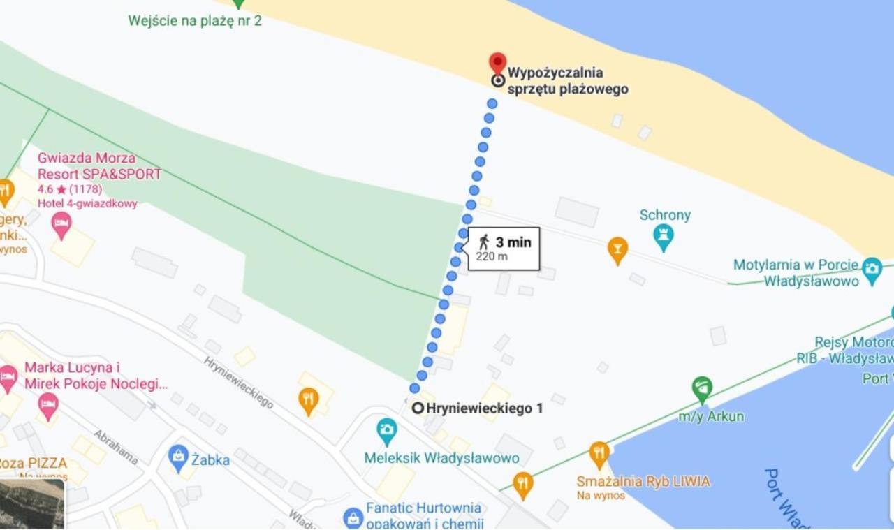 Zielony Port Centrum Wladyslawowa 50 M Do Plazy Hotel วาดีสวาโวโว ภายนอก รูปภาพ